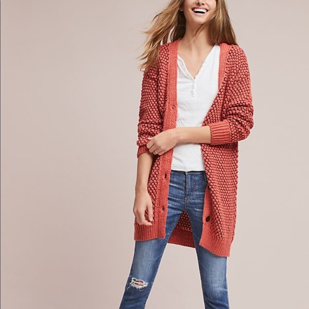 Anthropologie Harlyn Midsummer Textured Cardigan